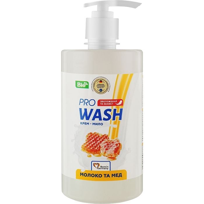 Рідке мило Pro Wash Молоко та мед 470 г (4260637725370)