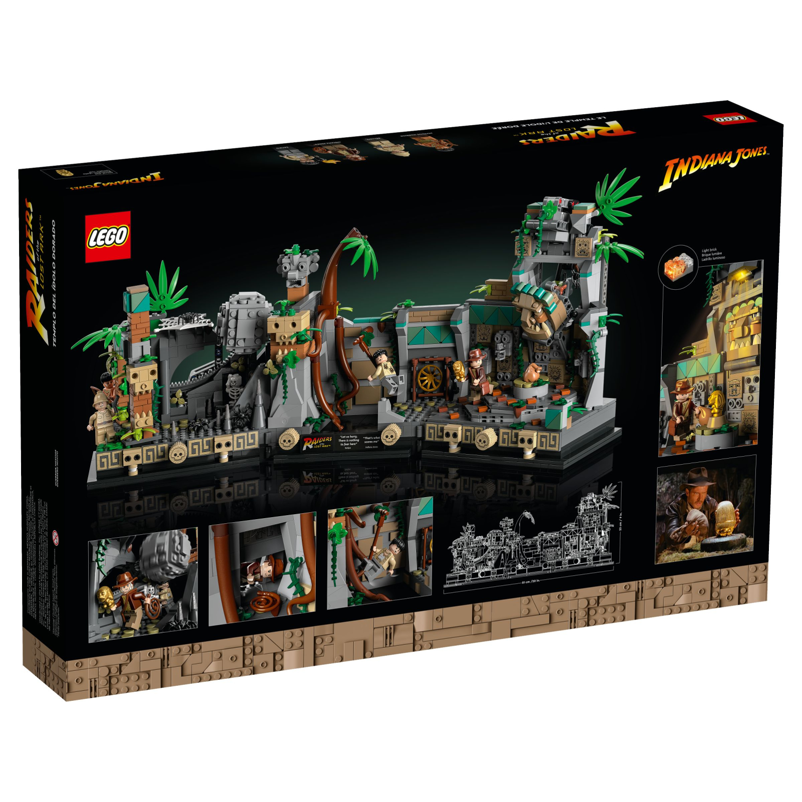 Конструктор LEGO Indiana Jones Храм Золотого Ідола 1545 деталей (77015) зображення 8