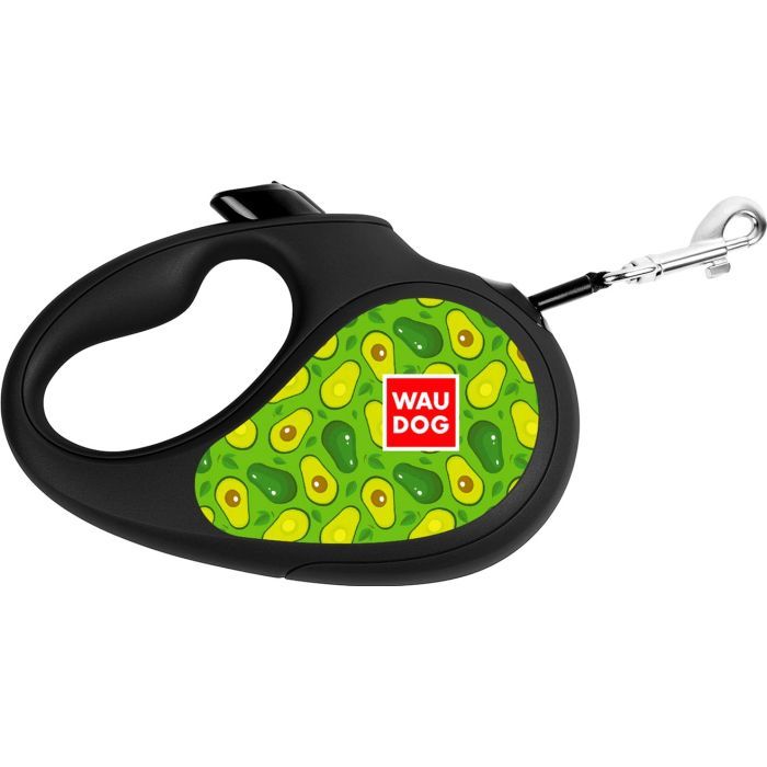 Поводок для собак WAUDOG R-leash Авокадо светоотражающая лента M 5 м (8125-0048-01)
