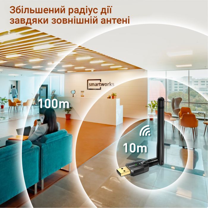 Bluetooth-адаптер Grand-X 5.1 100m with antenna (BT50S) изображение 9