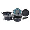 Набор посуды Gimex Cookware Set induction 9 предметів Dark Blue (6977225)