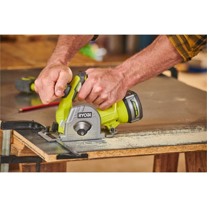 Дисковая пила Ryobi R18MMS-0, 18В ONE+, диск 85мм (без АКБ та ЗП) (5133004515) изображение 4