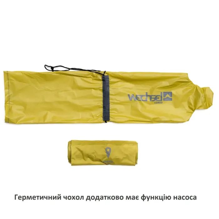 Туристичний килимок Wechsel Coreo Double-Tube TL Lemon/Grey (233122) зображення 4