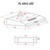 Вытяжка кухонная Perfelli PL 6042 I LED изображение 11