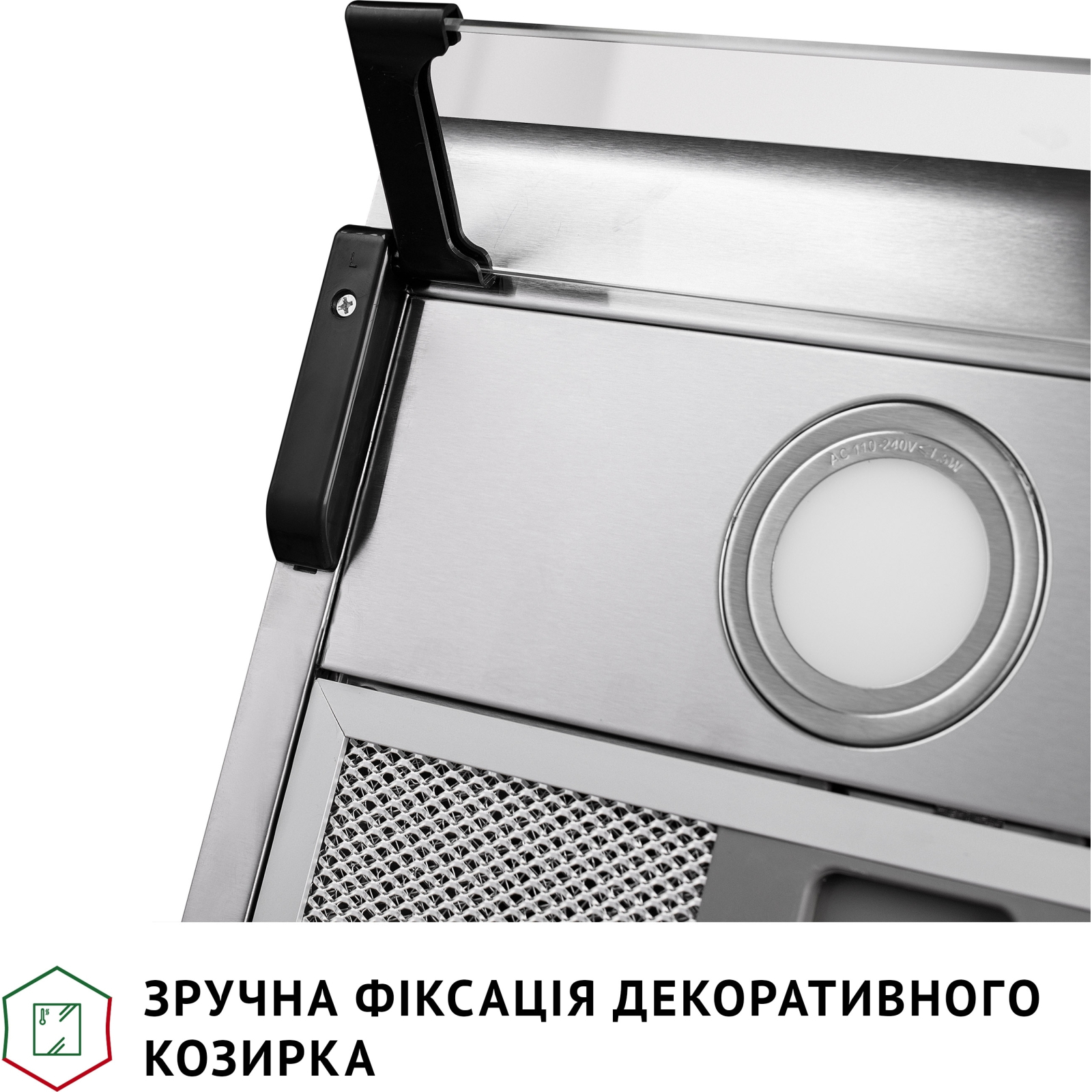 Вытяжка кухонная Perfelli PL 6042 BL LED изображение 5