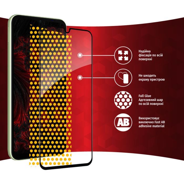 Стекло защитное Intaleo Full Glue Samsung A14 (1283126559778) изображение 7