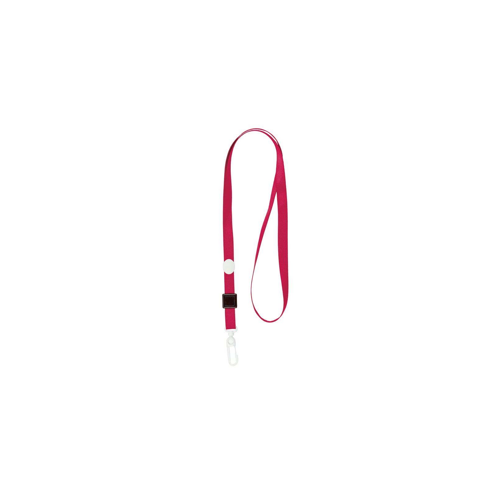 Шнурок для бейджа Axent с карабином, красный (4531-06-A)