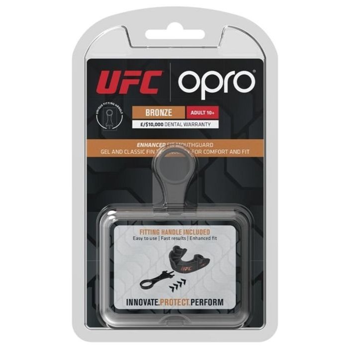 Капа Opro Bronze UFC доросла (вік 11+) Black (ufc.102512001) (UFC_Bronze_Bl) изображение 3