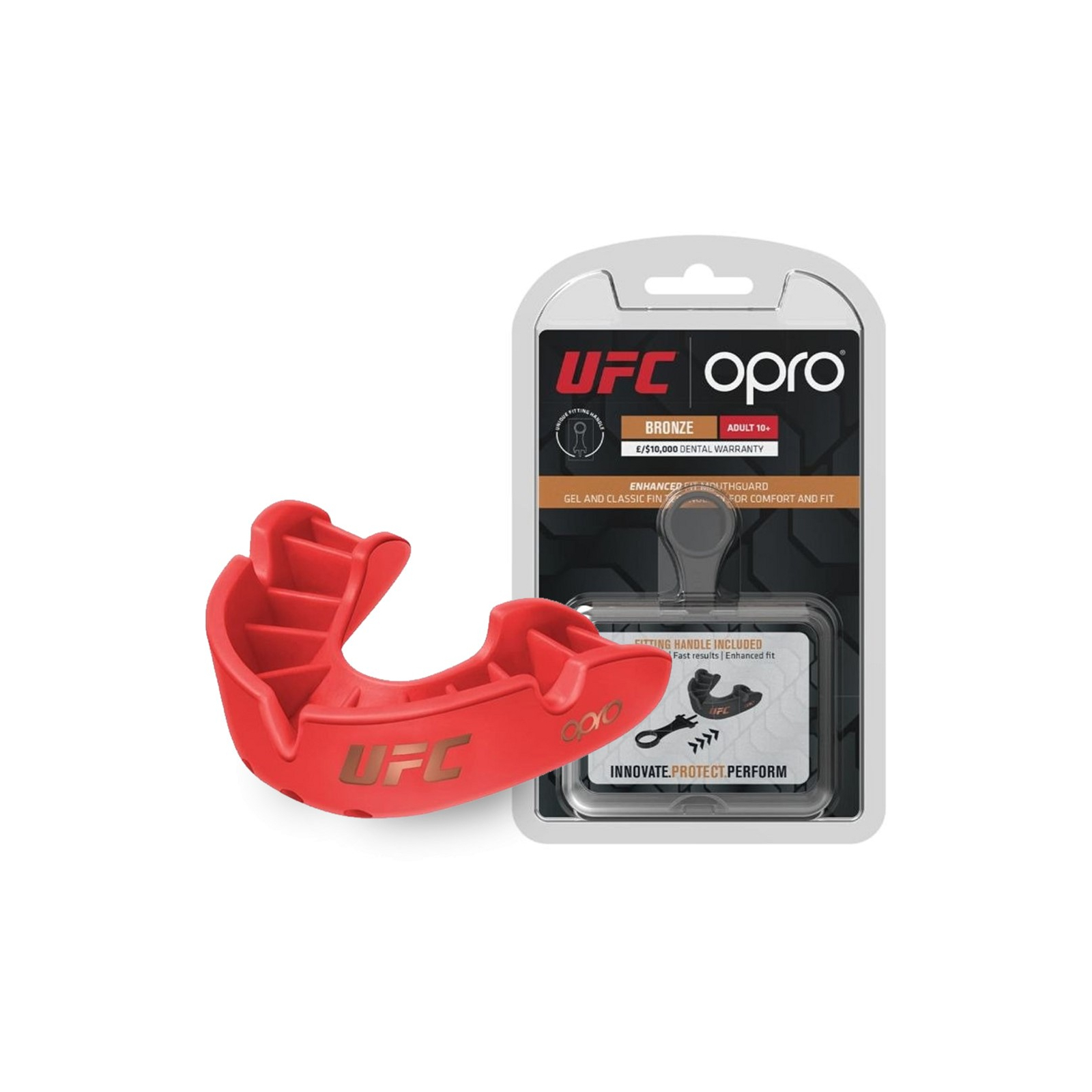 Капа Opro Bronze UFC доросла (вік 11+) Black (ufc.102512001) (UFC_Bronze_Bl)