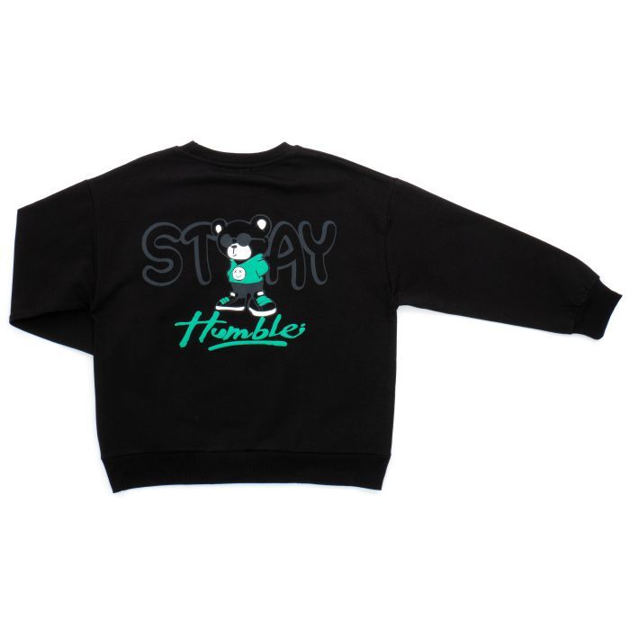 Кофта дитяча First kids з ведмедем (3132-152B-black) зображення 2