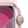 Смарт-часы Apple Watch Series 9 GPS 41mm Pink Aluminium Case with Light Pink Sport Band - S/M (MR933QP/A) изображение 3
