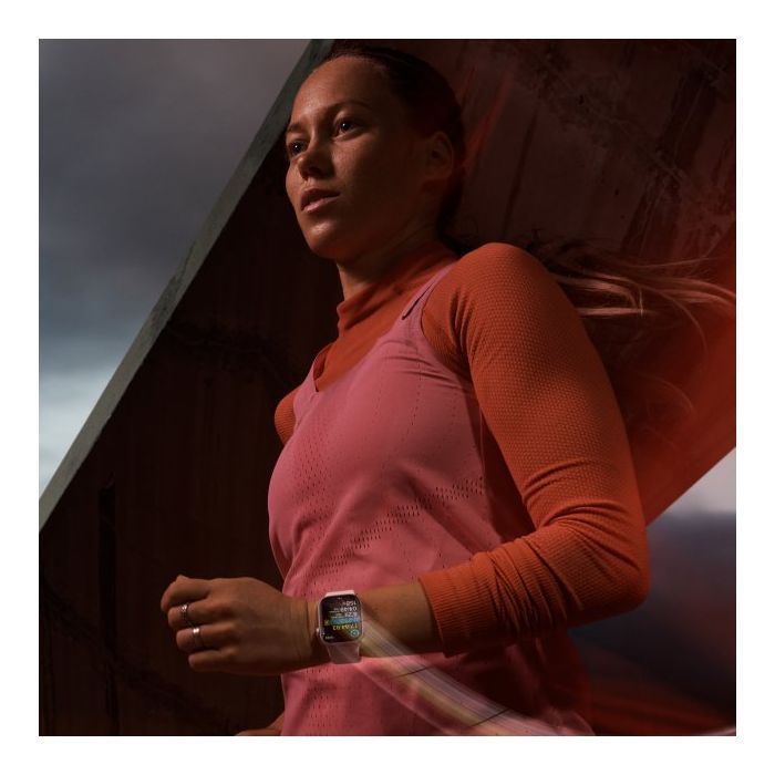 Смарт-часы Apple Watch Series 9 GPS 41mm Pink Aluminium Case with Light Pink Sport Band - S/M (MR933QP/A) изображение 5