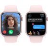 Смарт-часы Apple Watch Series 9 GPS 41mm Pink Aluminium Case with Light Pink Sport Band - S/M (MR933QP/A) изображение 6