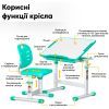 Парта со стулом Evo-kids Green (Evo-06 Ergo Z) изображение 3