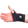 Бинт для спорту Power System PS-6000 Elastic Wrist Support Black/Red (PS-6000_Black) зображення 2