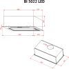 Витяжка кухонна Perfelli BI 5022 WH LED зображення 11