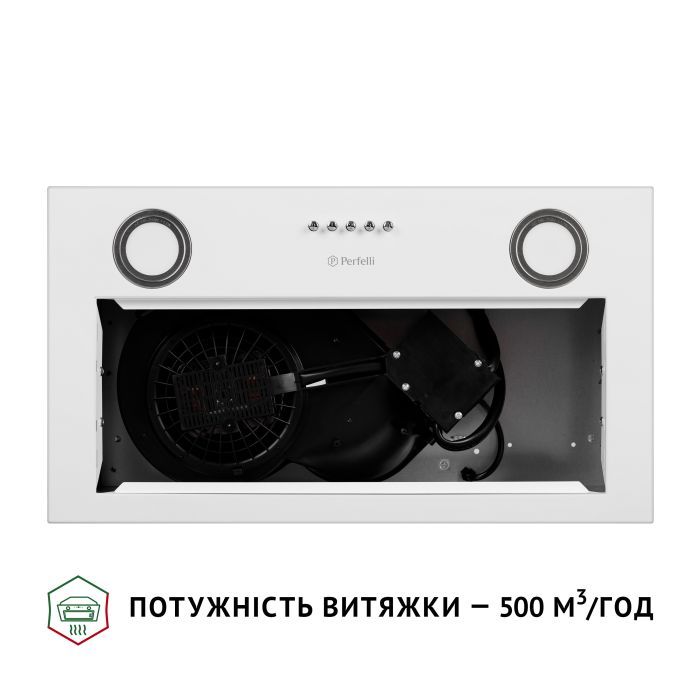 Витяжка кухонна Perfelli BI 5022 BL LED зображення 7