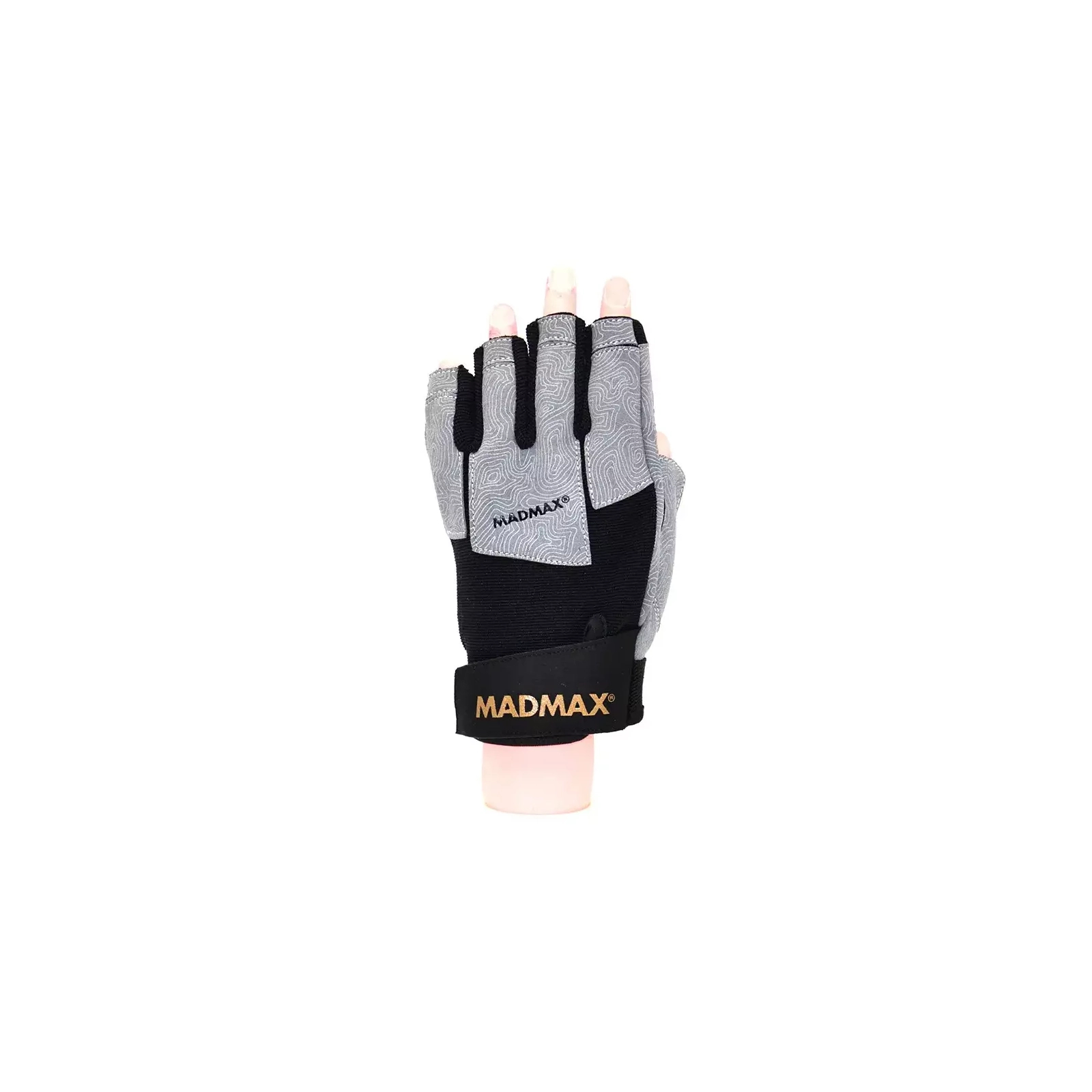 Перчатки для фитнеса MadMax MFG-871 Damasteel Grey/Black L (MFG-871_L) изображение 2