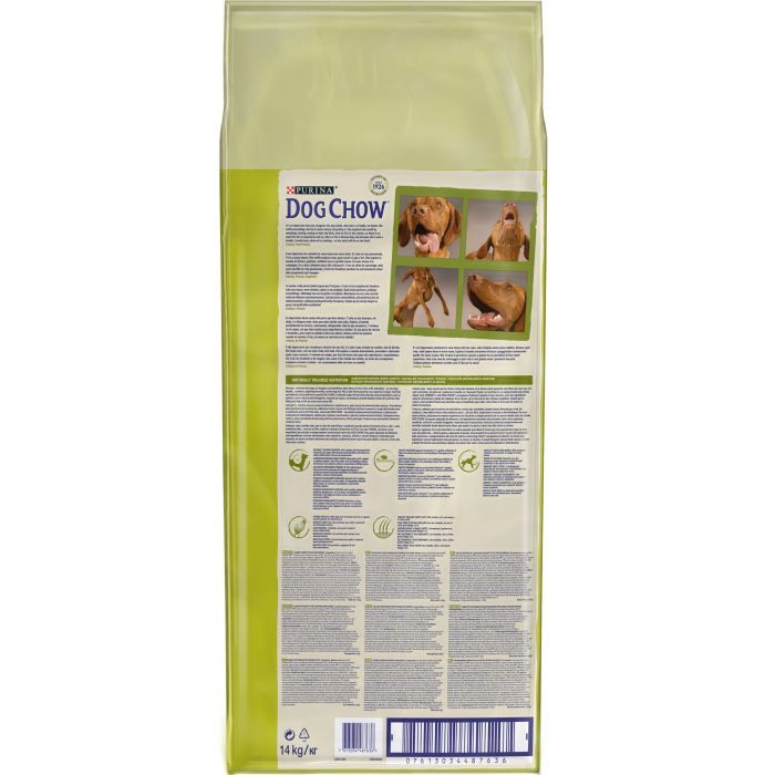 Сухий корм для собак Purina Dog Chow Adult Lamb зі смаком ягняти 14 кг (7613034487636) зображення 2