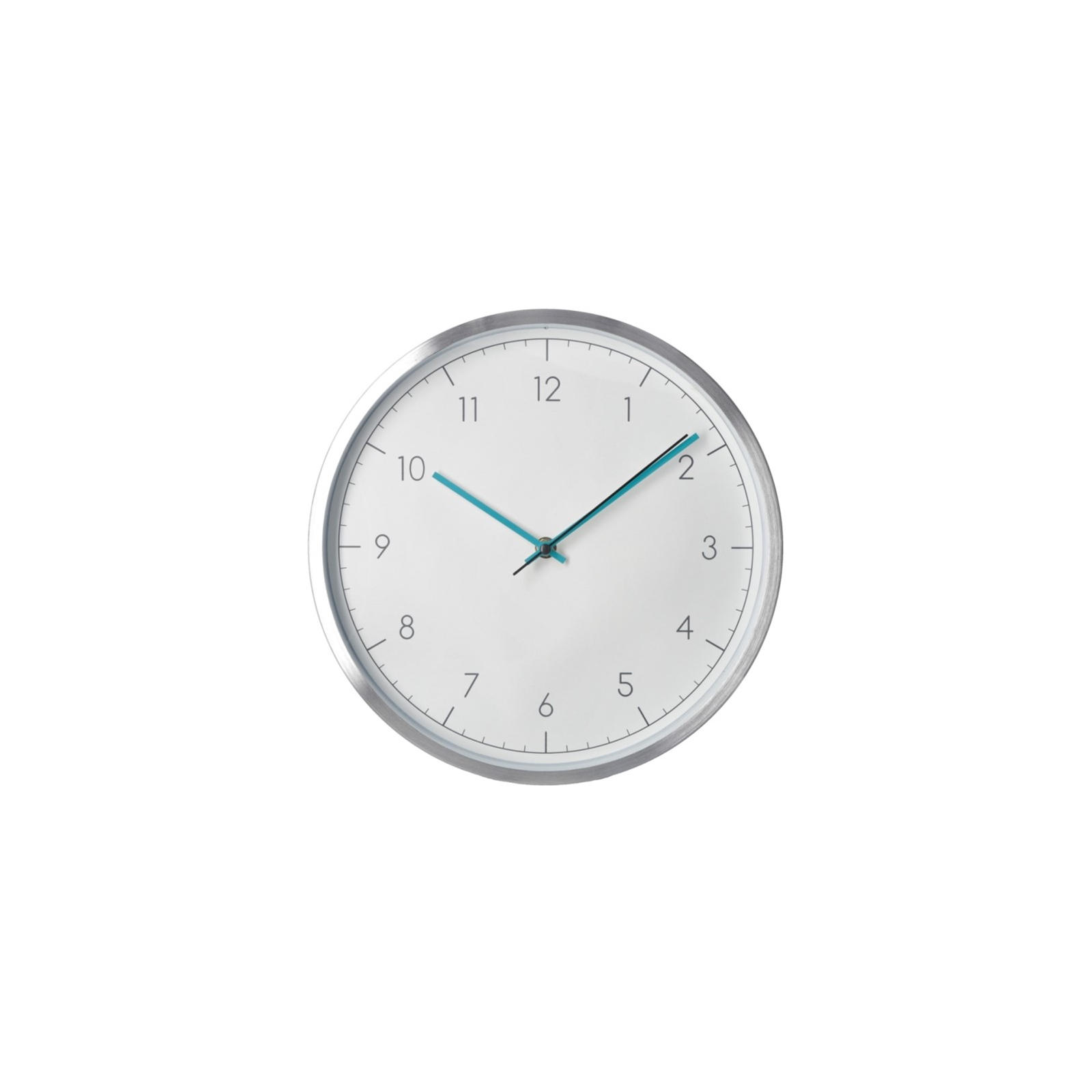 Настінний годинник Optima MODERN металевий, білий (O52084)