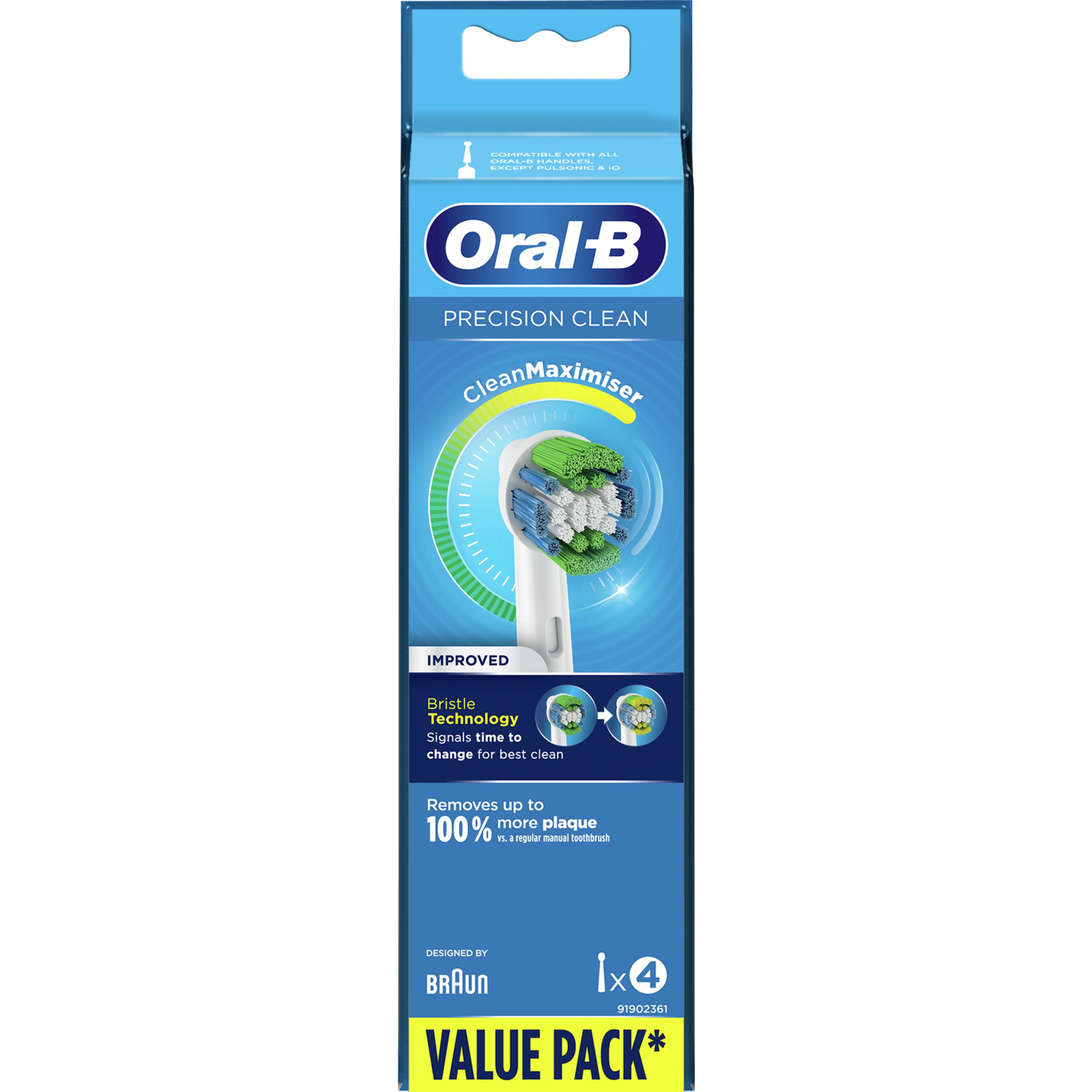 Насадка для зубной щетки Oral-B EB20RB 4шт (4210201360742) изображение 2