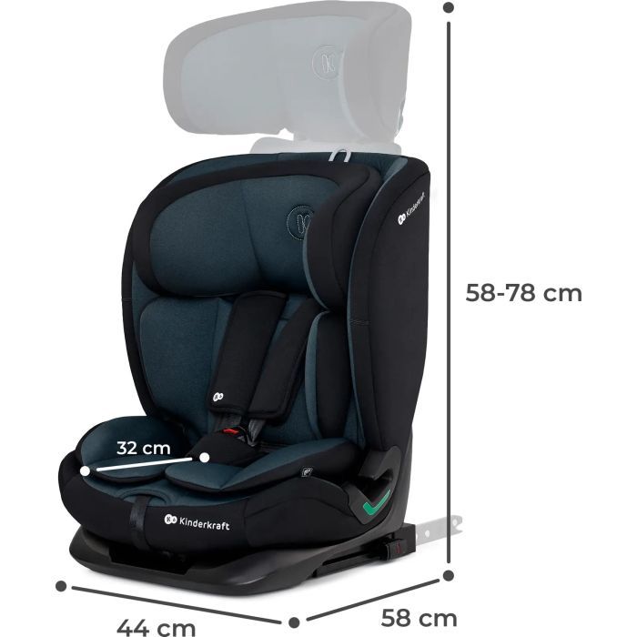 Автокресло Kinderkraft Oneto3 i-Size Graphite Black (KCONE300BLK0000) (5902533922161) изображение 11