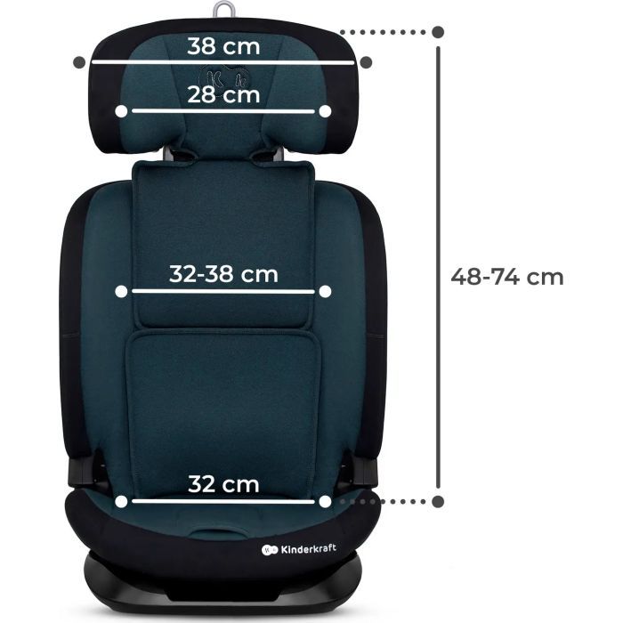 Автокресло Kinderkraft Oneto3 i-Size Graphite Black (KCONE300BLK0000) (5902533922161) изображение 12