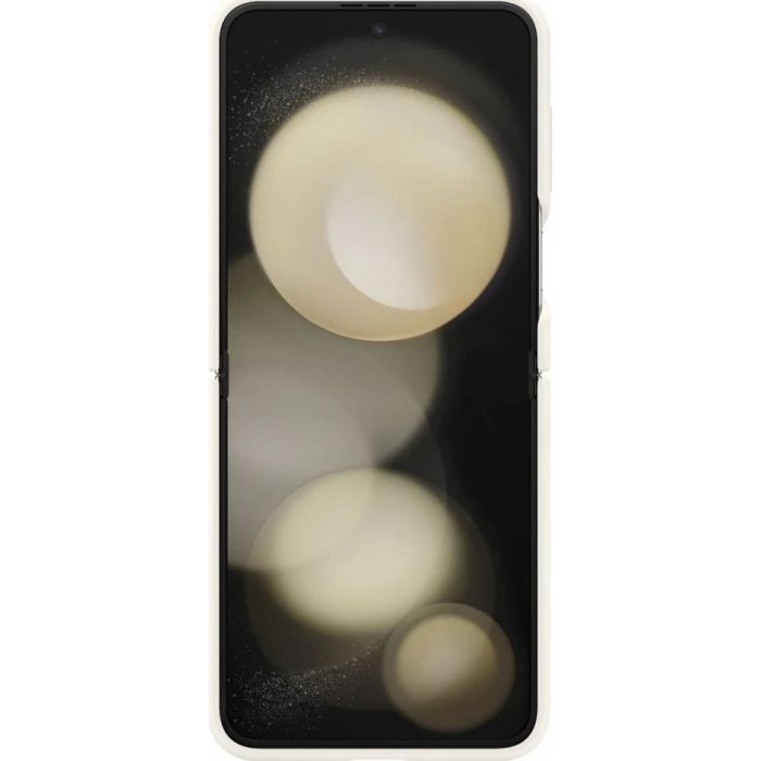 Чехол для мобильного телефона Samsung Flip 5 Silicone Case with Ring Cream (EF-PF731TUEGUA) изображение 2