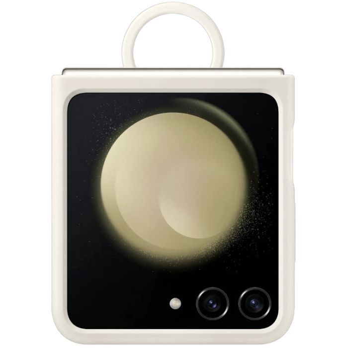 Чехол для мобильного телефона Samsung Flip 5 Silicone Case with Ring Cream (EF-PF731TUEGUA) изображение 5