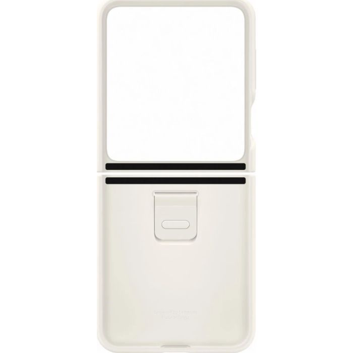 Чехол для мобильного телефона Samsung Flip 5 Silicone Case with Ring Cream (EF-PF731TUEGUA) изображение 6