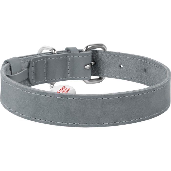 Нашийник для тварин WAUDOG Classic шкіряний 35 мм х 46-60 см салатовий (02395) зображення 2