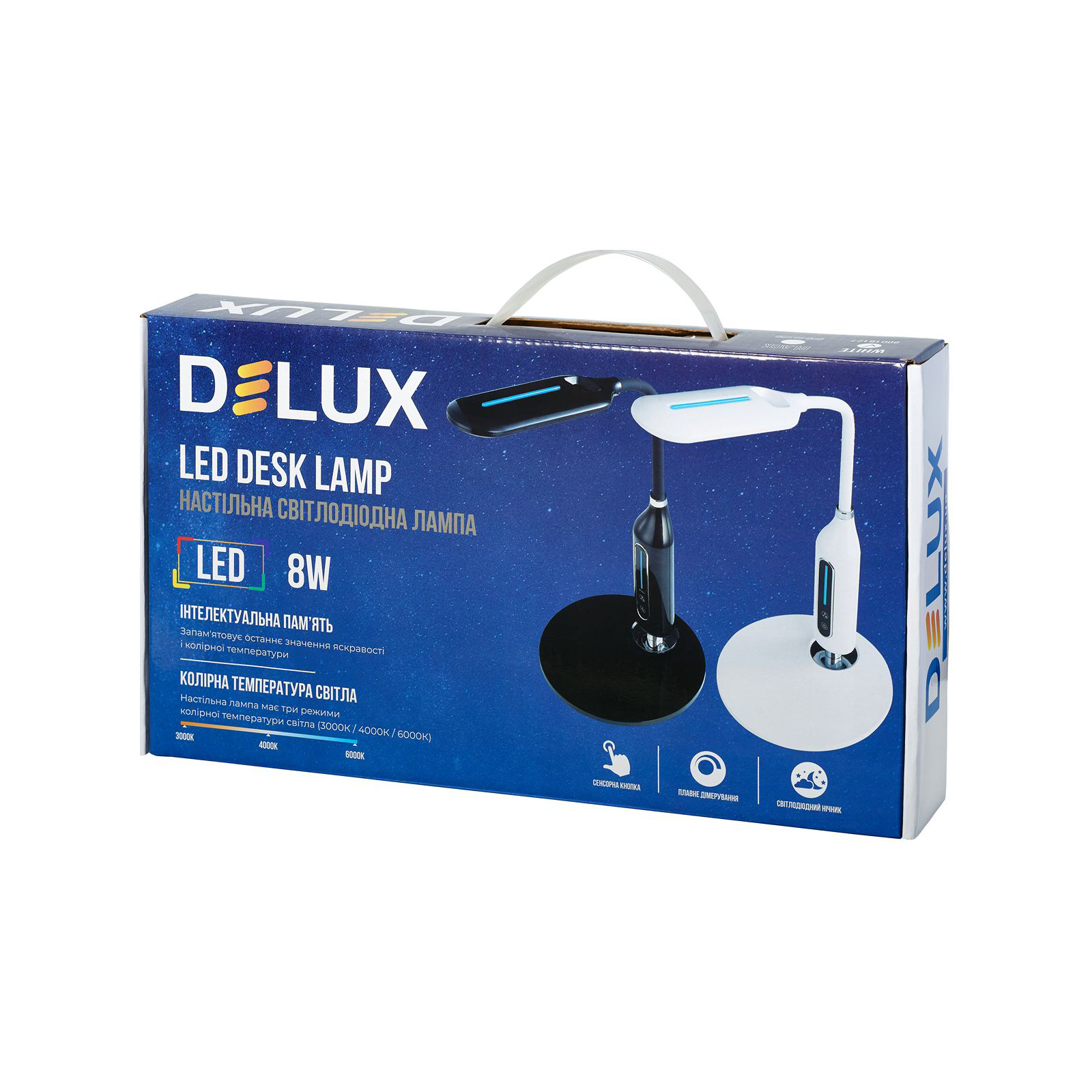 Настольная лампа Delux LED TF-510 8 Вт (90021194) изображение 3