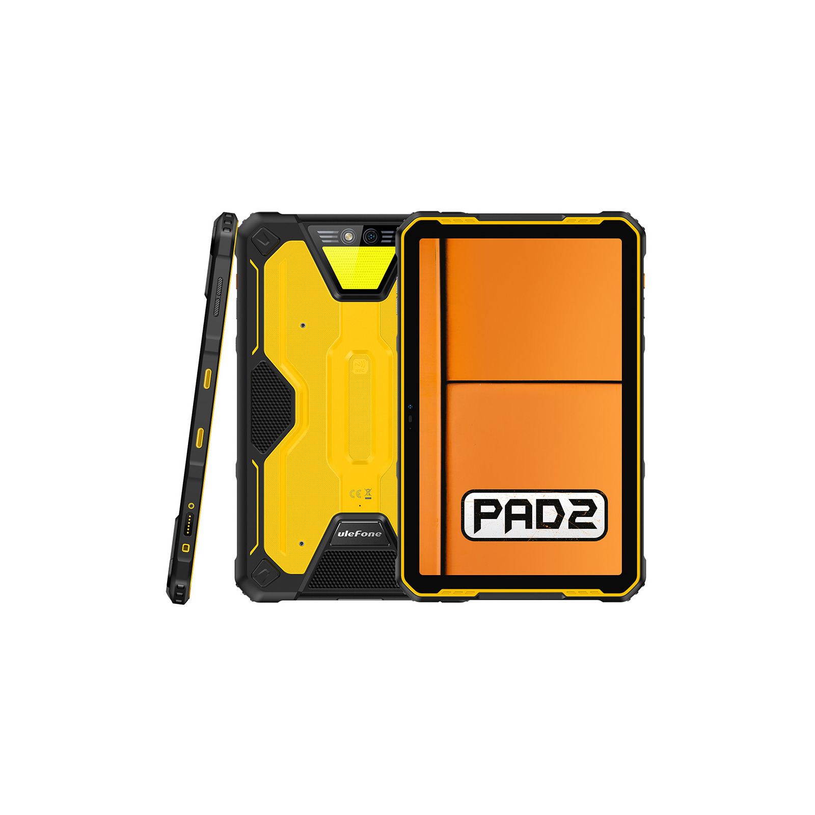 Планшет Ulefone Armor Pad 2 4G 8/256GB Black-Yellow (6937748735717) изображение 3
