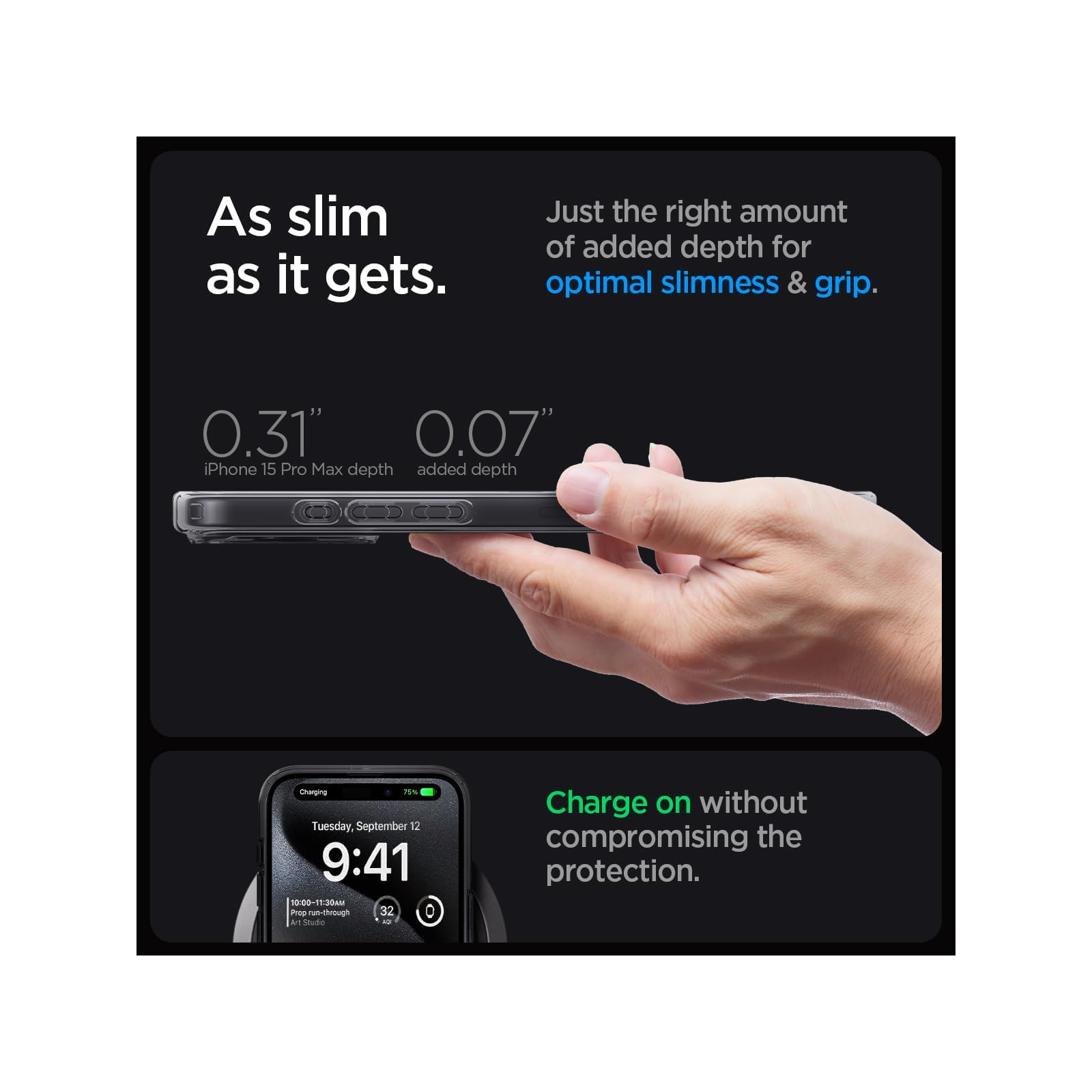 Чехол для мобильного телефона Spigen Apple iPhone 15 Pro Max Ultra Hybrid MagFit Zero One (ACS06582) изображение 7