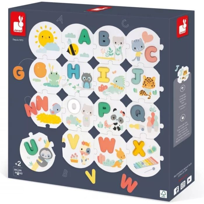 Пазл Janod Мій перший алфавітний пазл (J08045) зображення 8