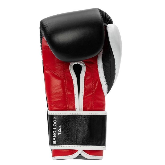 Боксерські рукавички Benlee Bang Loop Шкіра 12oz Чорно-червоні (199351 (Black Red) 12 oz.) зображення 4