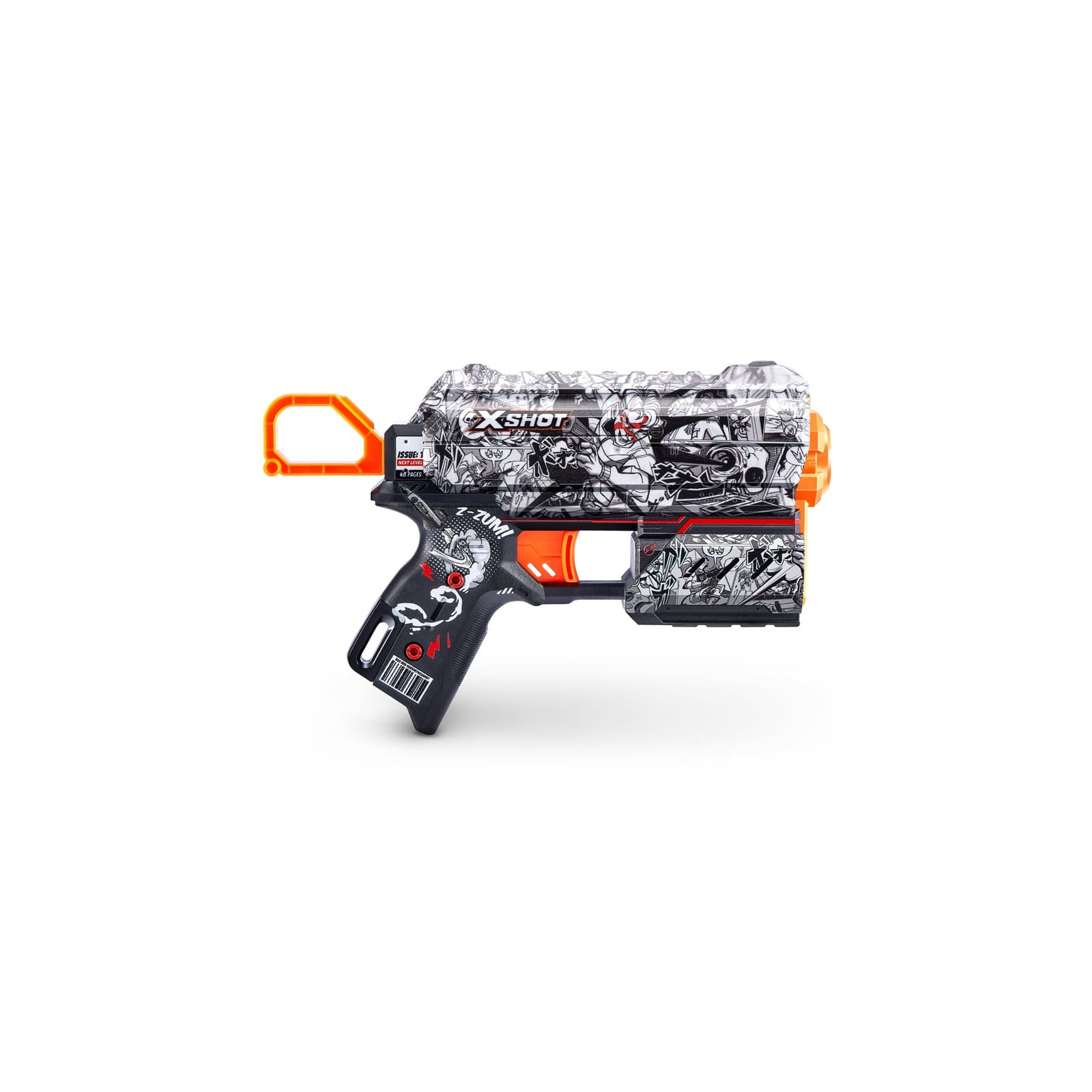 Игрушечное оружие Zuru X-Shot Быстрострельный бластер Skins Flux Illustrate (8 патронов) (36516D) изображение 2