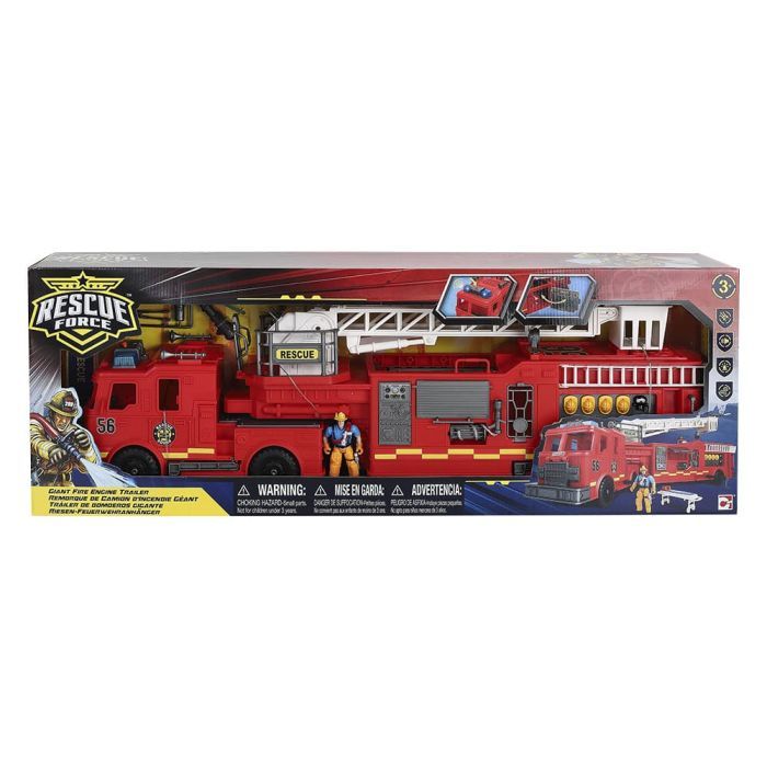 Спецтехника Motor Shop Спасатели Giant Fire Engine Trailer Гигантская пожарная машина (546058) изображение 5