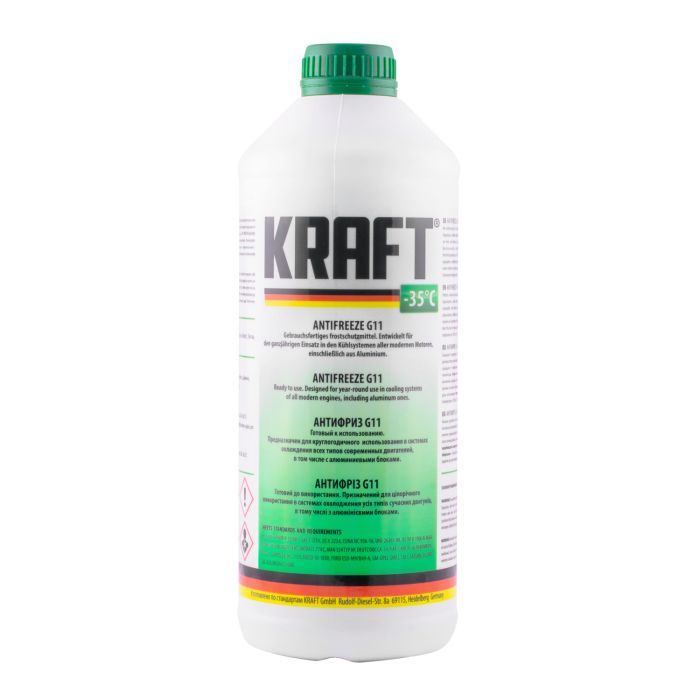 Антифриз KRAFT G11 -35 (зеленый) 1,5л (KF120)