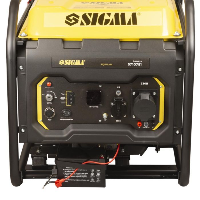Генератор Sigma инверторный, 7.5/8.0kW, 25л, с выводом под АВР (5710781) изображение 10