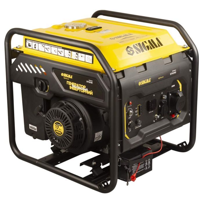 Генератор Sigma инверторный, 7.5/8.0kW, 25л, с выводом под АВР (5710781) изображение 8