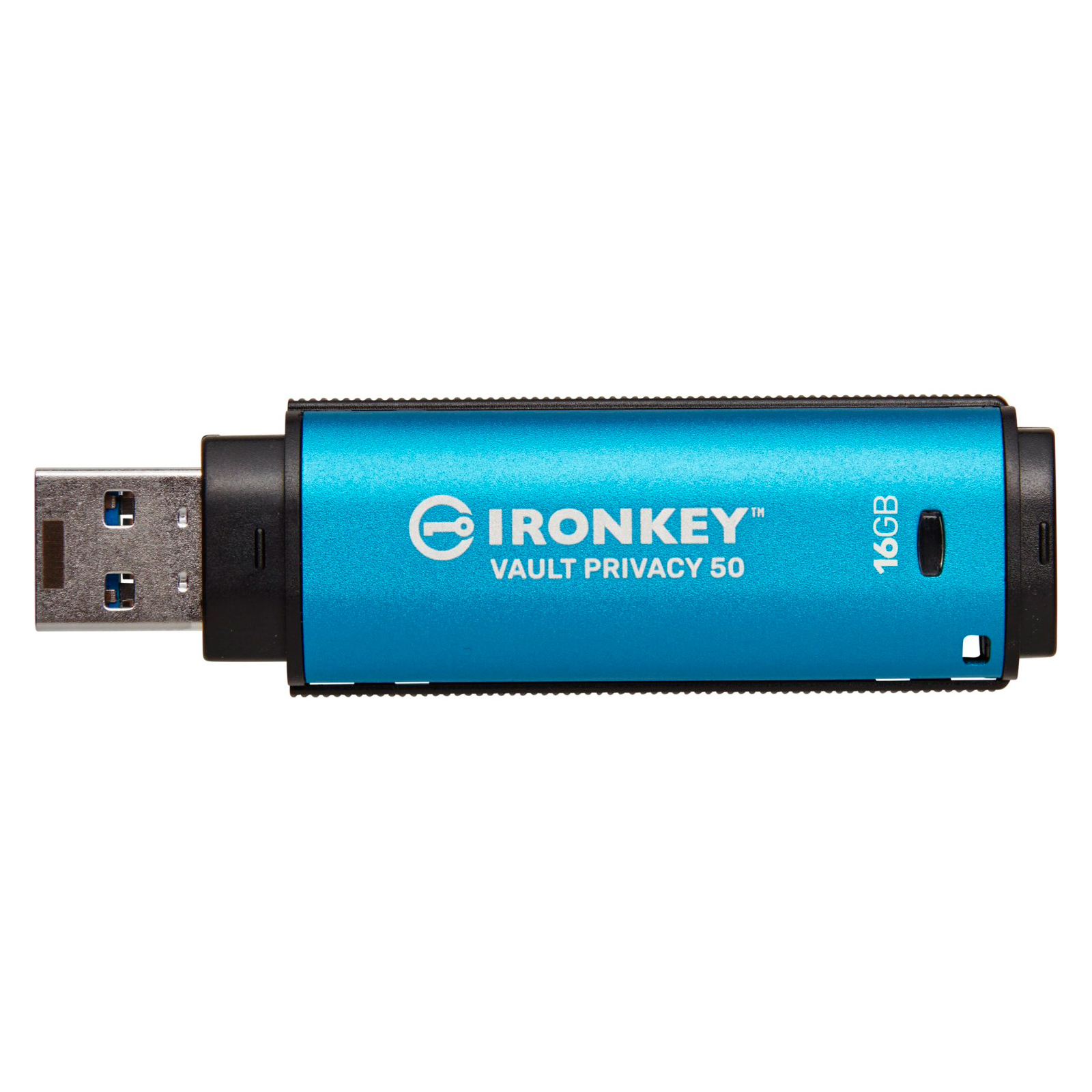 USB флеш накопитель Kingston 16GB IronKey Vault Privacy 50 Blue USB 3.2 (IKVP50/16GB) изображение 4