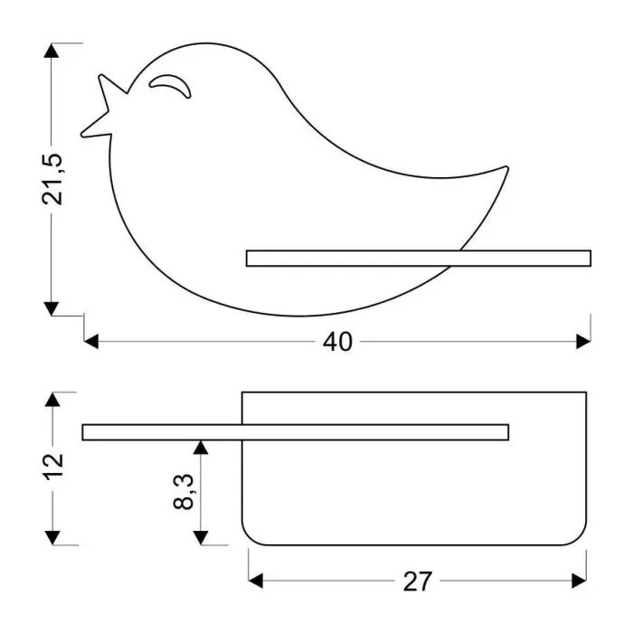 Світильник Candellux BIRD (21-85054) зображення 2