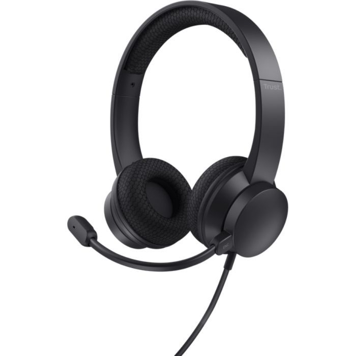 Навушники Trust Ayda USB-ENC Black (25089)