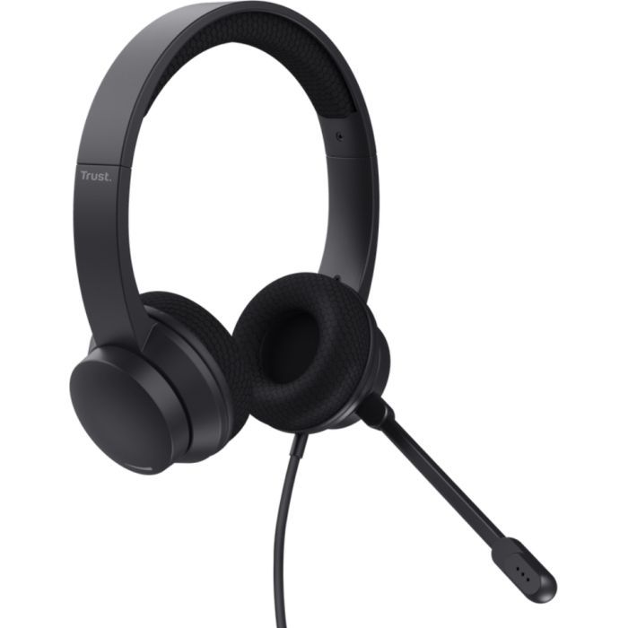Навушники Trust Ayda USB-ENC Black (25089) зображення 3