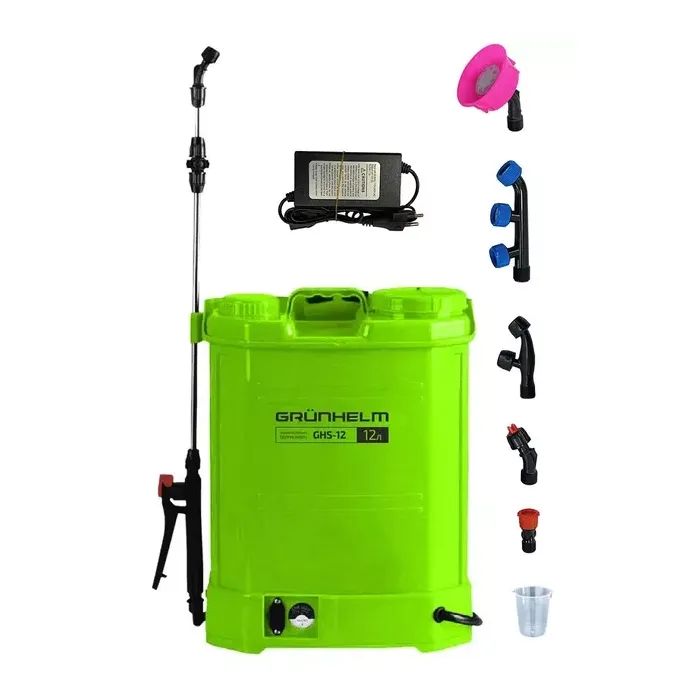 Опрыскиватель Grunhelm GHS-12, (8АН/12V, 2-4бар, 12л) (133783) изображение 7