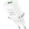 Зарядное устройство HOCO C12Q Smart QC3.0 charger White (6931474716262) изображение 3