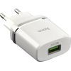 Зарядное устройство HOCO C12Q Smart QC3.0 charger White (6931474716262)
