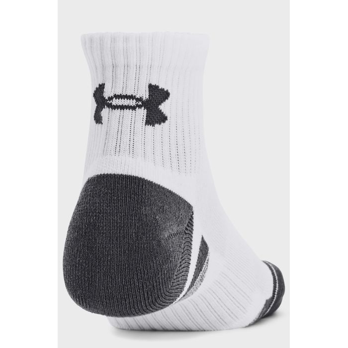 Носки Under Armour 1379528-100 Performance Cotton 3 пари Qtr білий LG (196883995226) изображение 4
