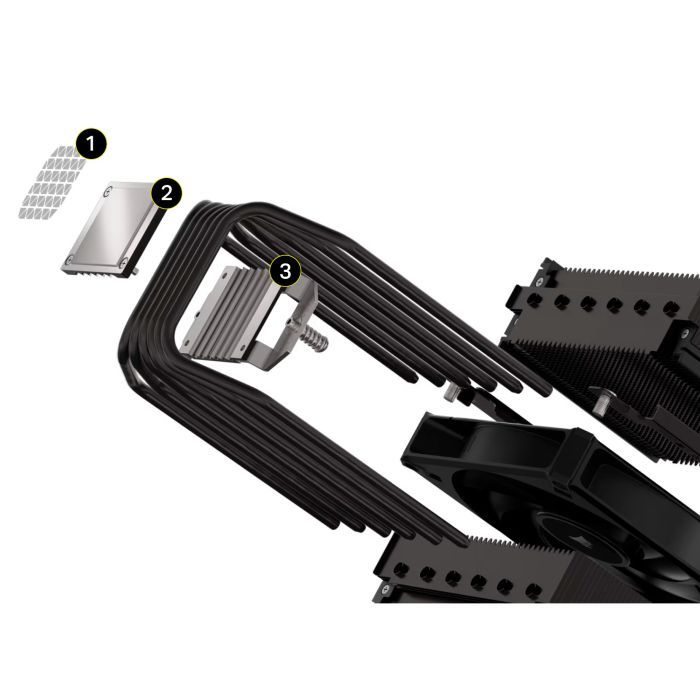 Кулер для процессора Corsair A115 Black (CT-9010011-WW) изображение 8